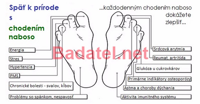 chodenie bosí