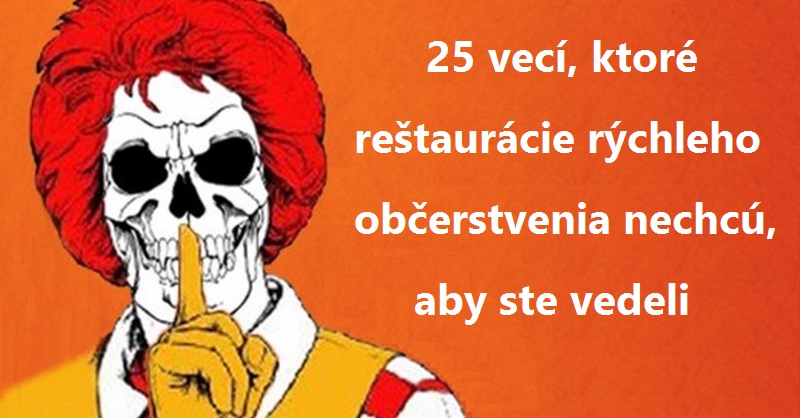 fast food reštaurácie