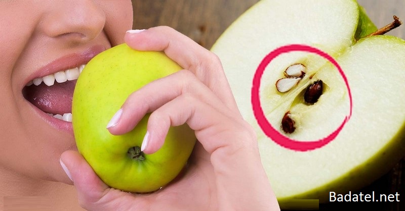 Čo sa stane, keď budete jesť jadierka z jablka