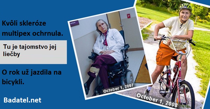 Kvôli skleróze multipex ochrnula. O rok už jazdila na bicykli. Tu je tajomstvo jej liečby 