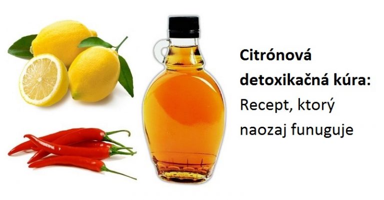Citrónová detoxikačná kúra: Recept, ktorý naozaj funuguje
