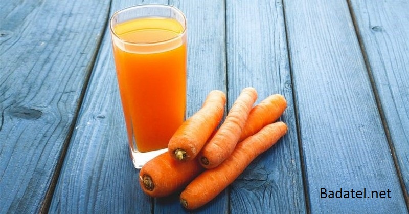 Hojnosť blahodarných účinkov mrkvovej šťavy