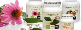 Prírodné prípravky proti nachladnutiu – Echinacea, Ženšen, Cordyceps, Moringa