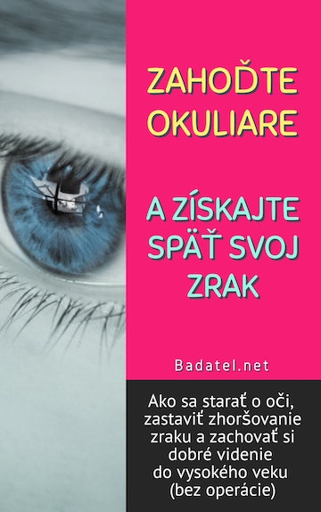 e-kniha: Zahoďte okuliare a získajte späť svoj zrak