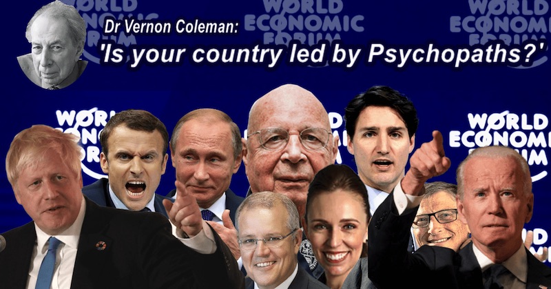 Dr. Vernon Coleman: Je vaša krajina vedená psychopatmi?
