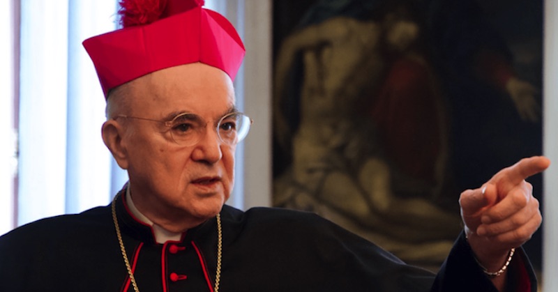 Arcibiskup Vigano volá po zvrhnutí satanistických globalistov Sorosa, Schwaba a Gatesa