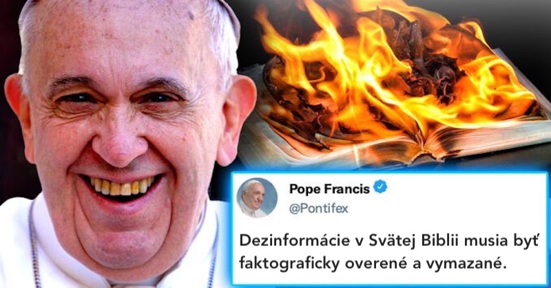 Podľa informátora pápež František poveril WEF „faktograficky overiť a prepísať“ Bibliu